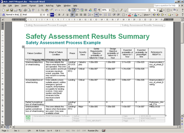 Safety_ReportExample